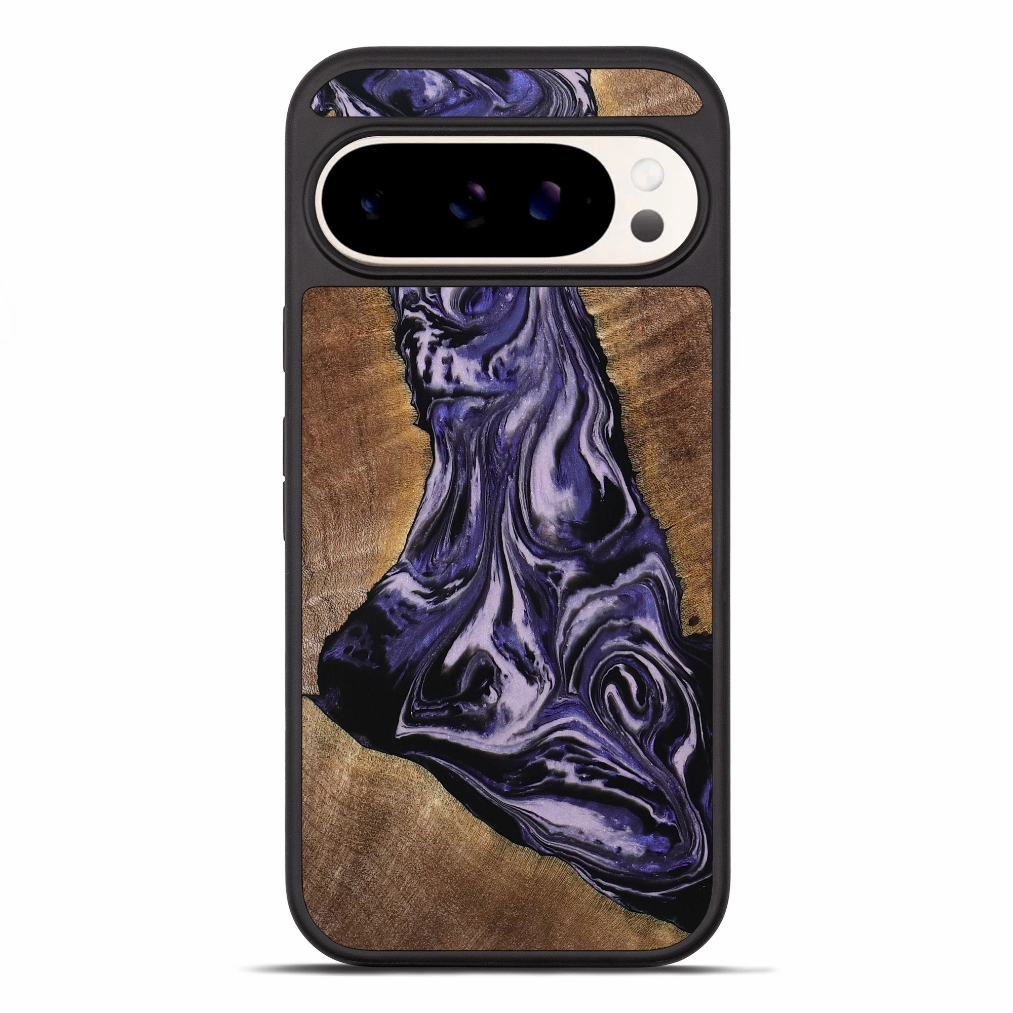 Raised Edges Anti Reflection Screen Pixel 10 Pro Xl Wood Phone Case - Jeffrey (Purple, 769463)