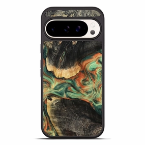 Pixel 10 Pro Xl Wood Phone Case - Jo (Green, 780255) Scratch Proof Glass Anti Finger Grease Film