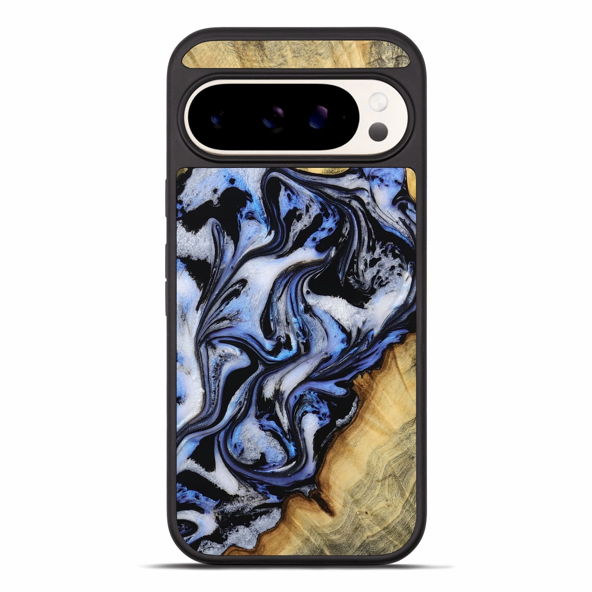 Anti Finger Smudge Film Pixel 10 Pro Xl Wood Phone Case - Karl (Blue, 773304)