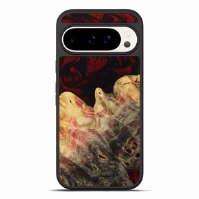Pixel 10 Pro Xl Wood Phone Case - Karlie (Red, 773331) Anti Finger Streak Screen Guard