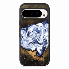 Anti Fingerprint Screen Pixel 10 Pro Xl Wood Phone Case - Kaylani (Blue, 760788)