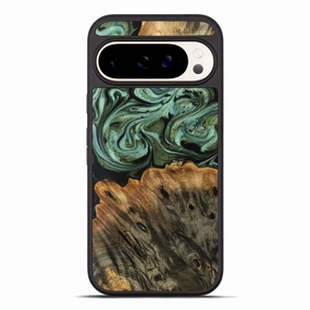Pixel 10 Pro Xl Wood Phone Case - Khloe (Green, 770966) Anti Scratch Screen