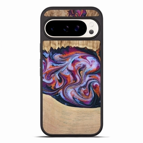 Pixel 10 Pro Xl Wood Phone Case - Kinslee (Purple, 773828) Anti Finger Mark Anti Glare