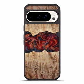 Protective Cover Screen Defense Pixel 10 Pro Xl Wood Phone Case - Kristin (Red, 780237)
