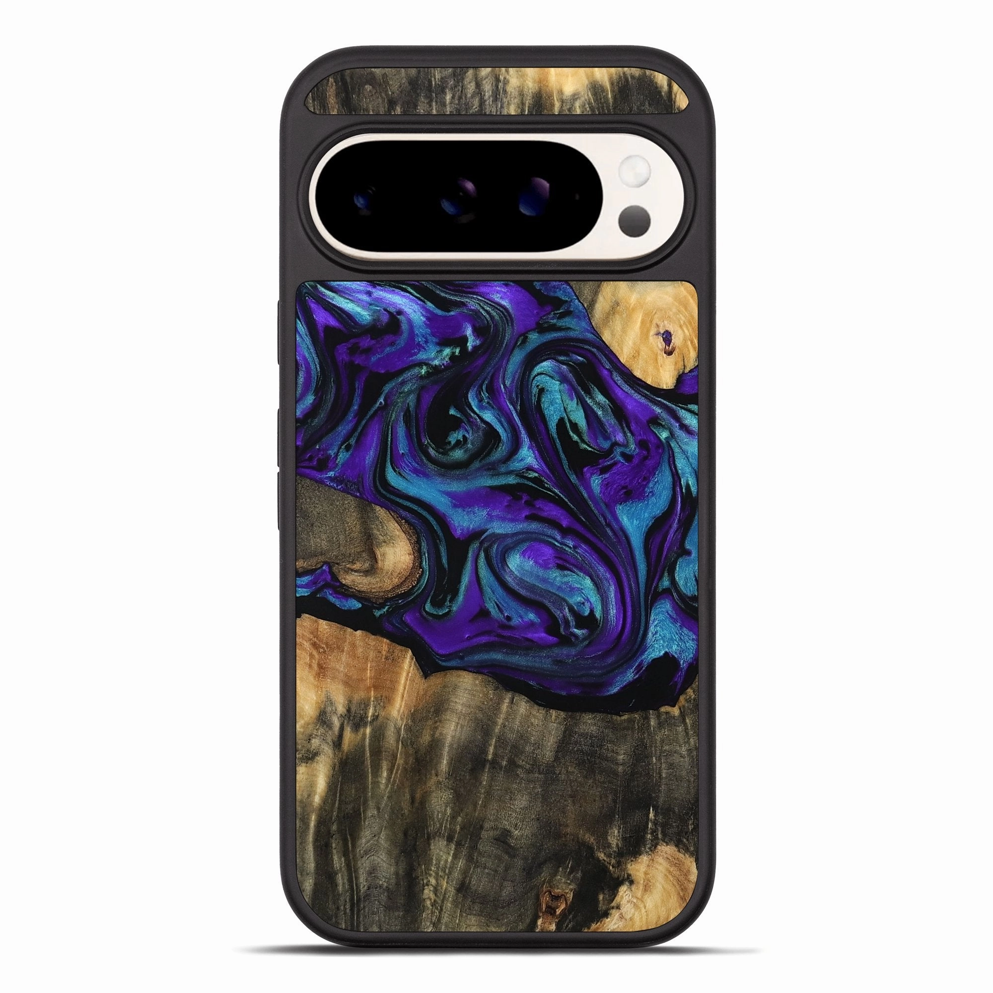 Pixel 10 Pro Xl Wood Phone Case - Lakisha (Purple, 770445) Anti Static Film
