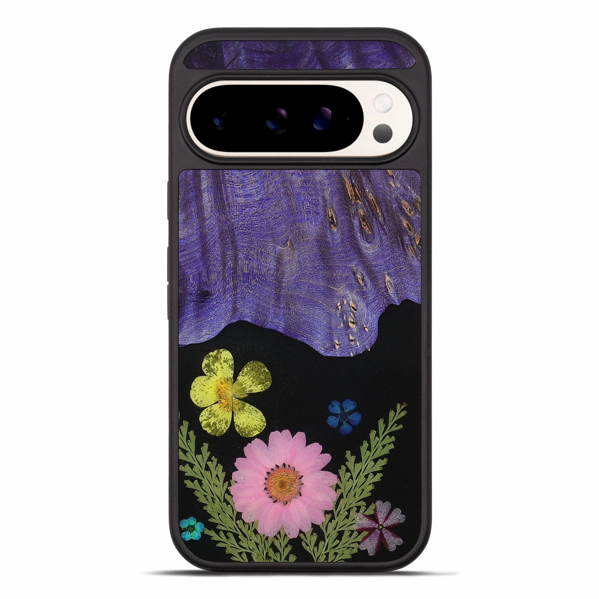 Pixel 10 Pro Xl Wood Phone Case - Latrice (Bloom, 781616) Tempered Screen Protector