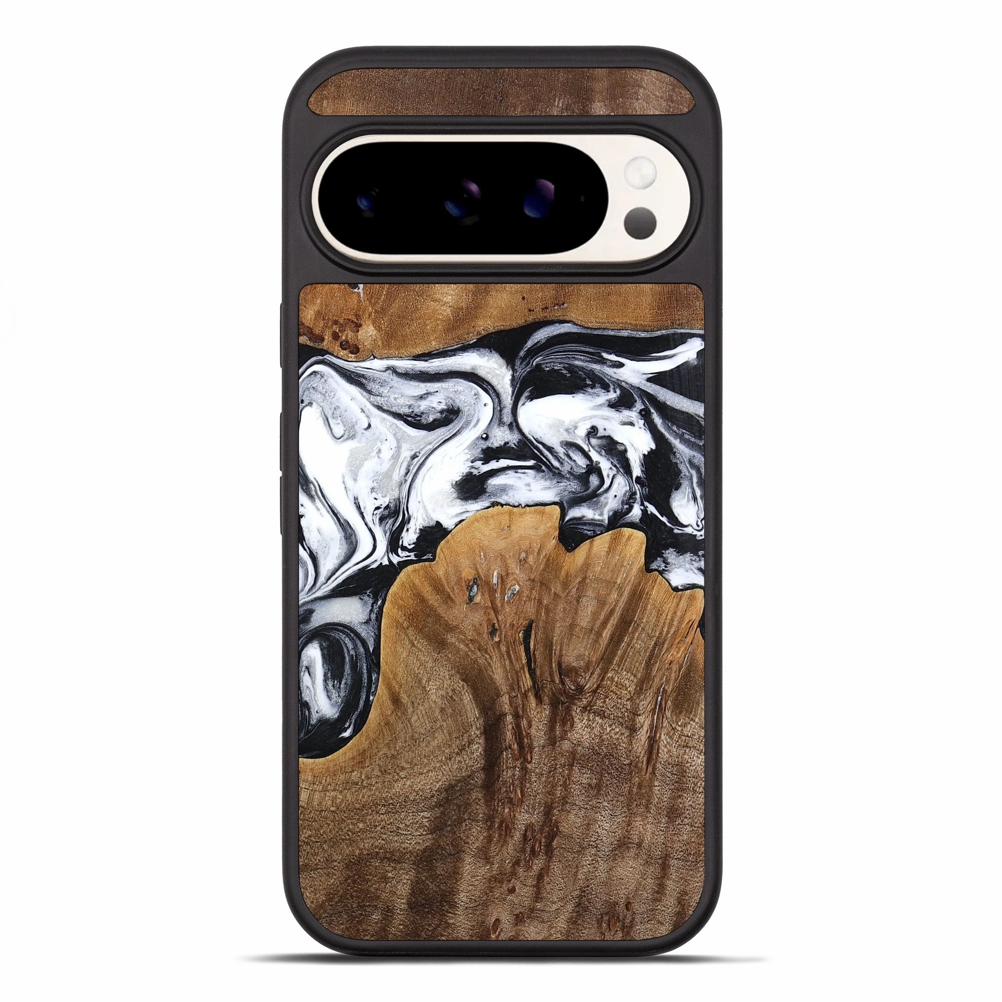Pixel 10 Pro Xl Wood Phone Case - Lenore (Black & White, 771864) Impact Protection Anti Yellowing