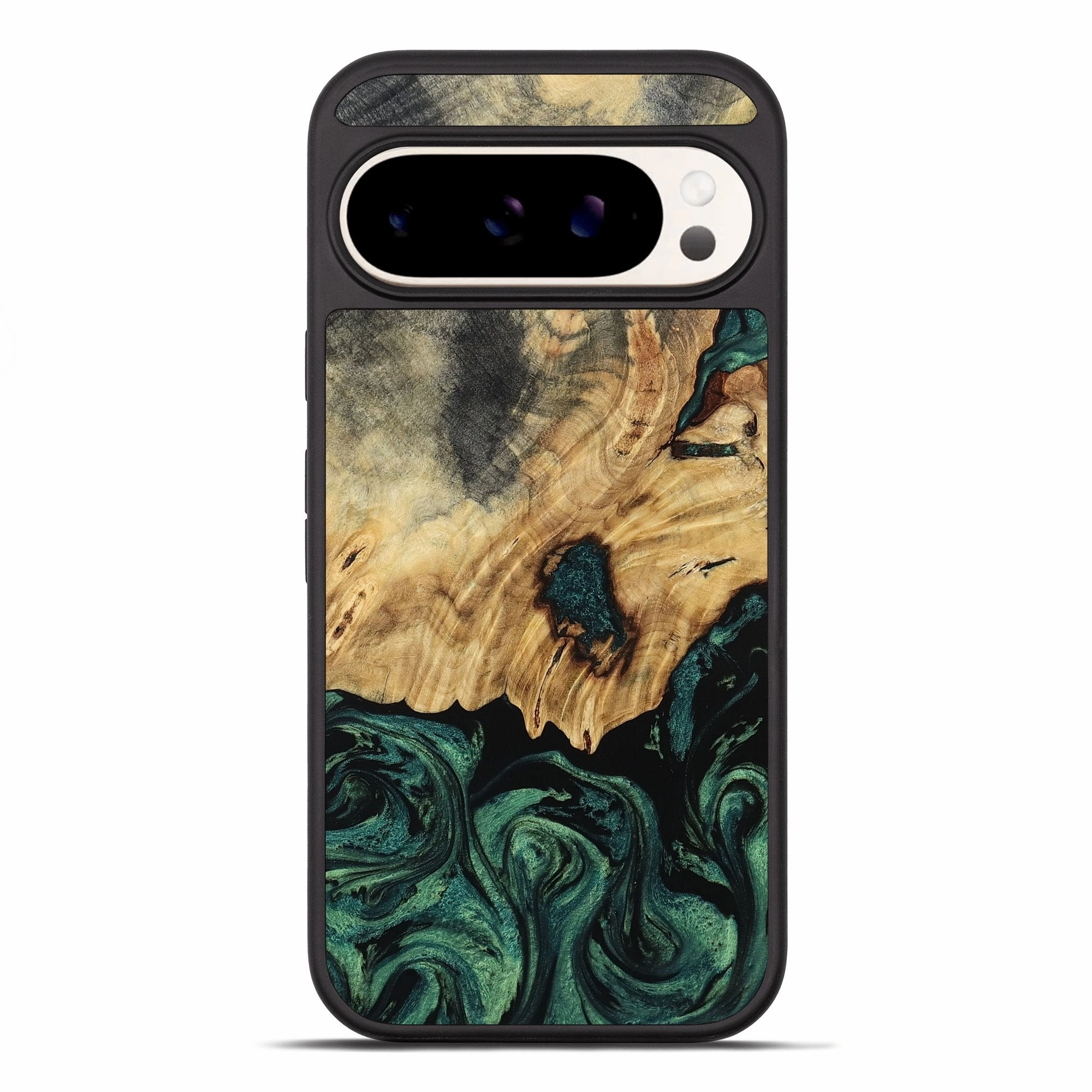 Pixel 10 Pro Xl Wood Phone Case - Lovie (Green, 781764) Anti Yellowing