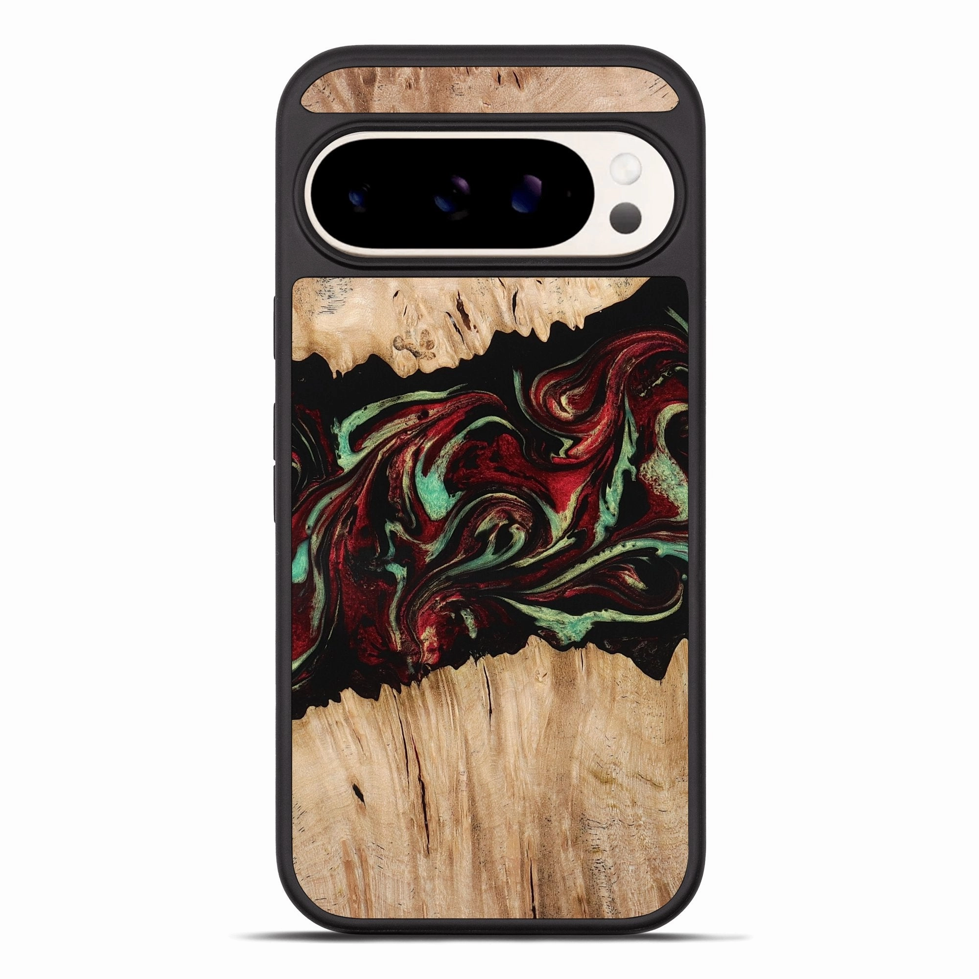 Anti Finger Mark Film Pixel 10 Pro Xl Wood Phone Case - Makai (Red, 775662)