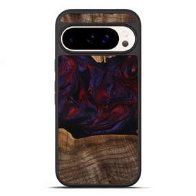 Fingerprint Repellent Pixel 10 Pro Xl Wood Phone Case - Makaila (Red, 771143)