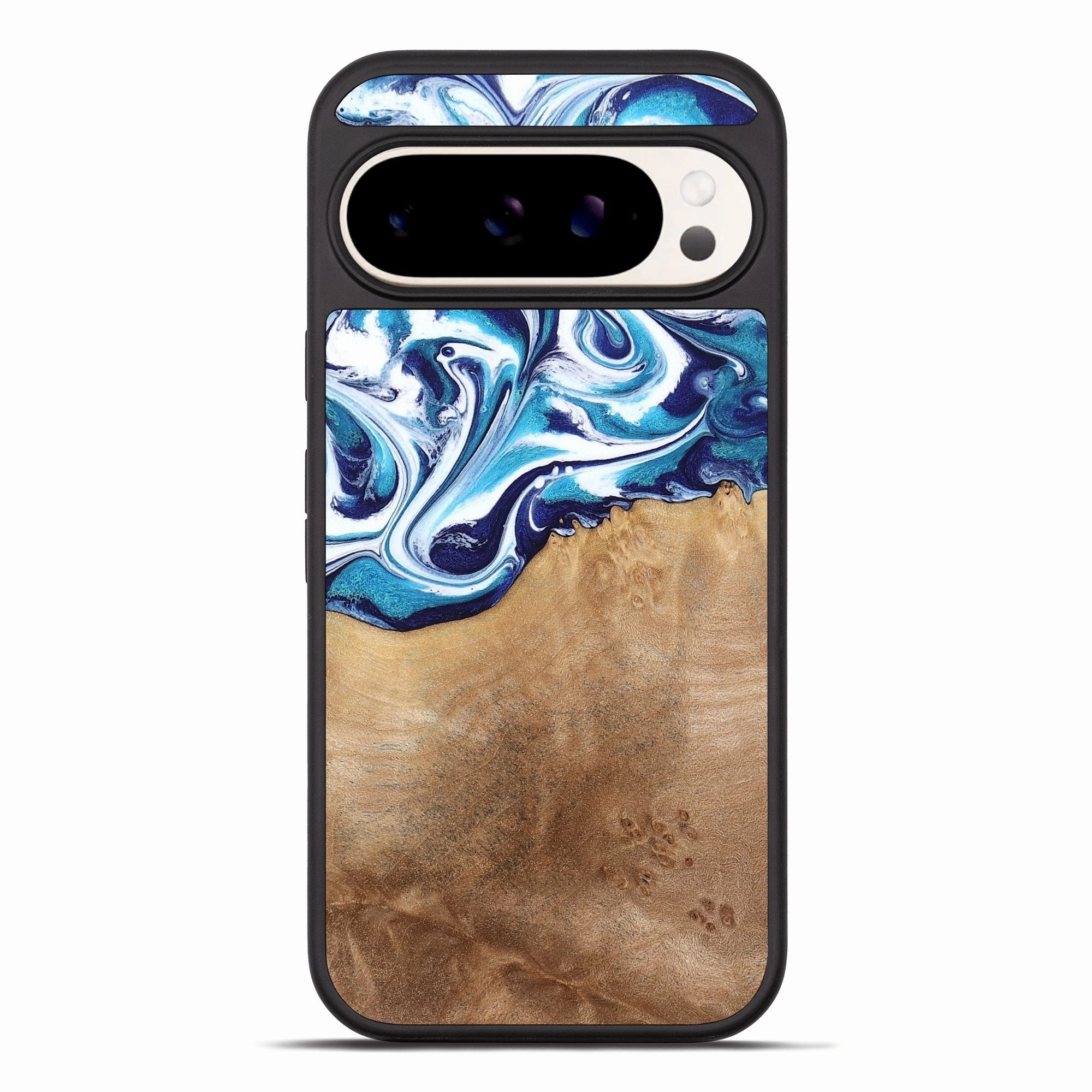 Pixel 10 Pro Xl Wood Phone Case - Marilyn (Blue, 773428) Anti Finger Grease Film