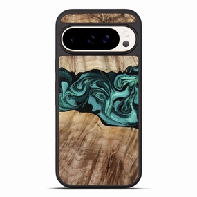 Anti Finger Grease Fingerprint Resistant Screen Pixel 10 Pro Xl Wood Phone Case - Marlyn (Green, 770184)