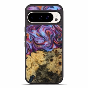 Pixel 10 Pro Xl Wood Phone Case - Matt (Blue, 773433) Anti Fingerprint Screen Slim Screen Protector