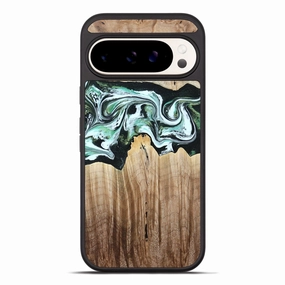 Crystal Clear Screen Ultra Thin Pixel 10 Pro Xl Wood Phone Case - Milani (Green, 780900)