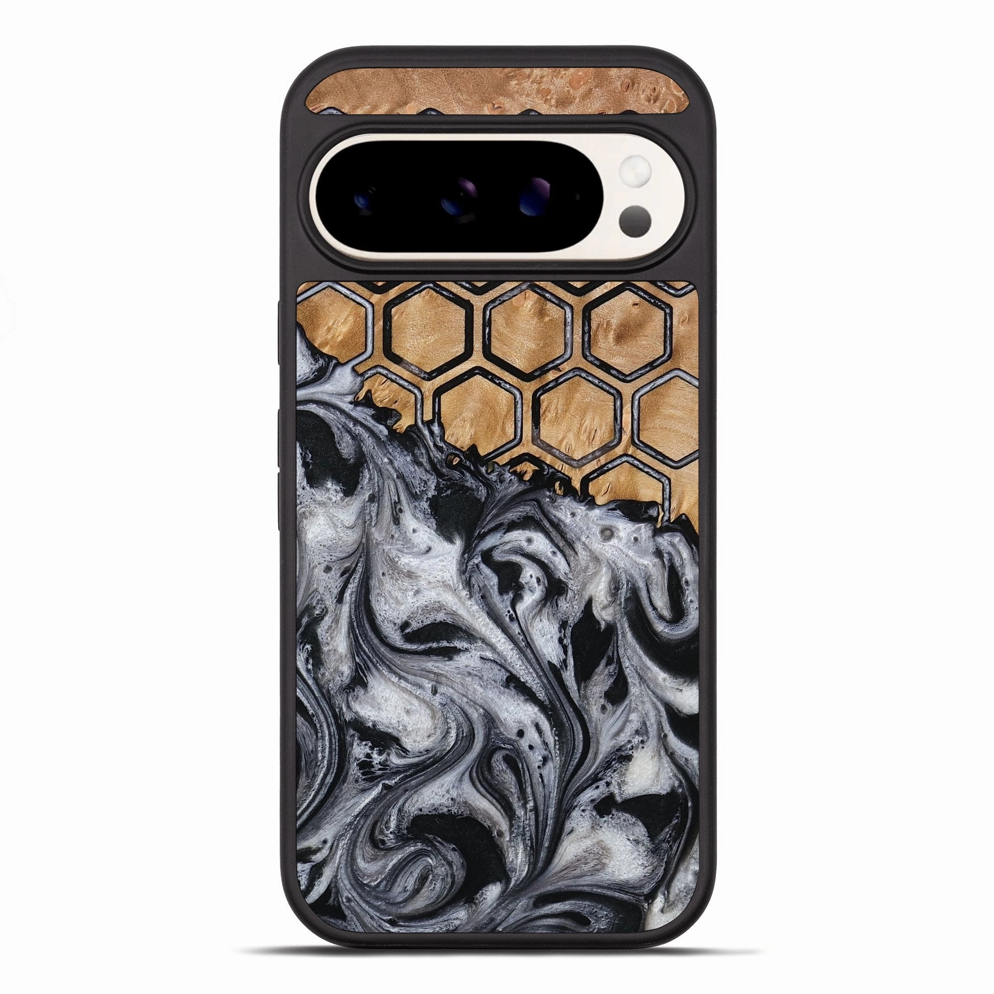 Pixel 10 Pro Xl Wood Phone Case - Moesha (Pattern, 773843) HD Clarity Impact Protection