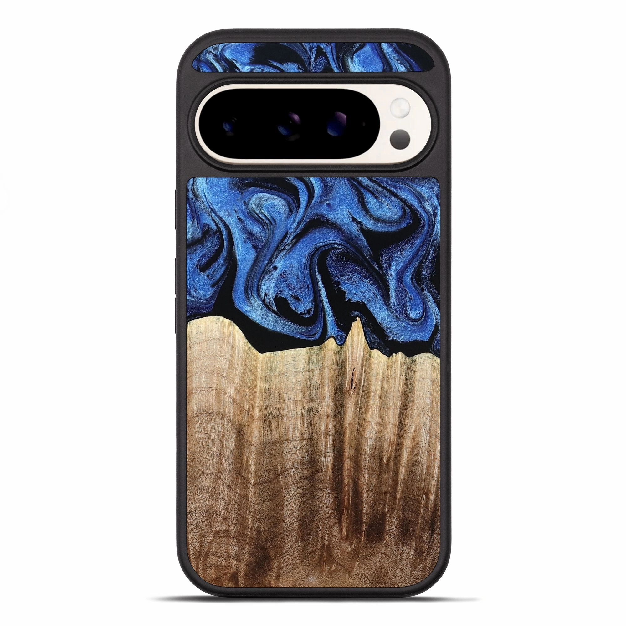 Anti Reflection Coating Anti Shock Film Pixel 10 Pro Xl Wood Phone Case - Neo (Blue, 780062)