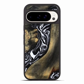 Pixel 10 Pro Xl Wood Phone Case - Nikita (Black & White, 779208) Easy Installation HD Clarity