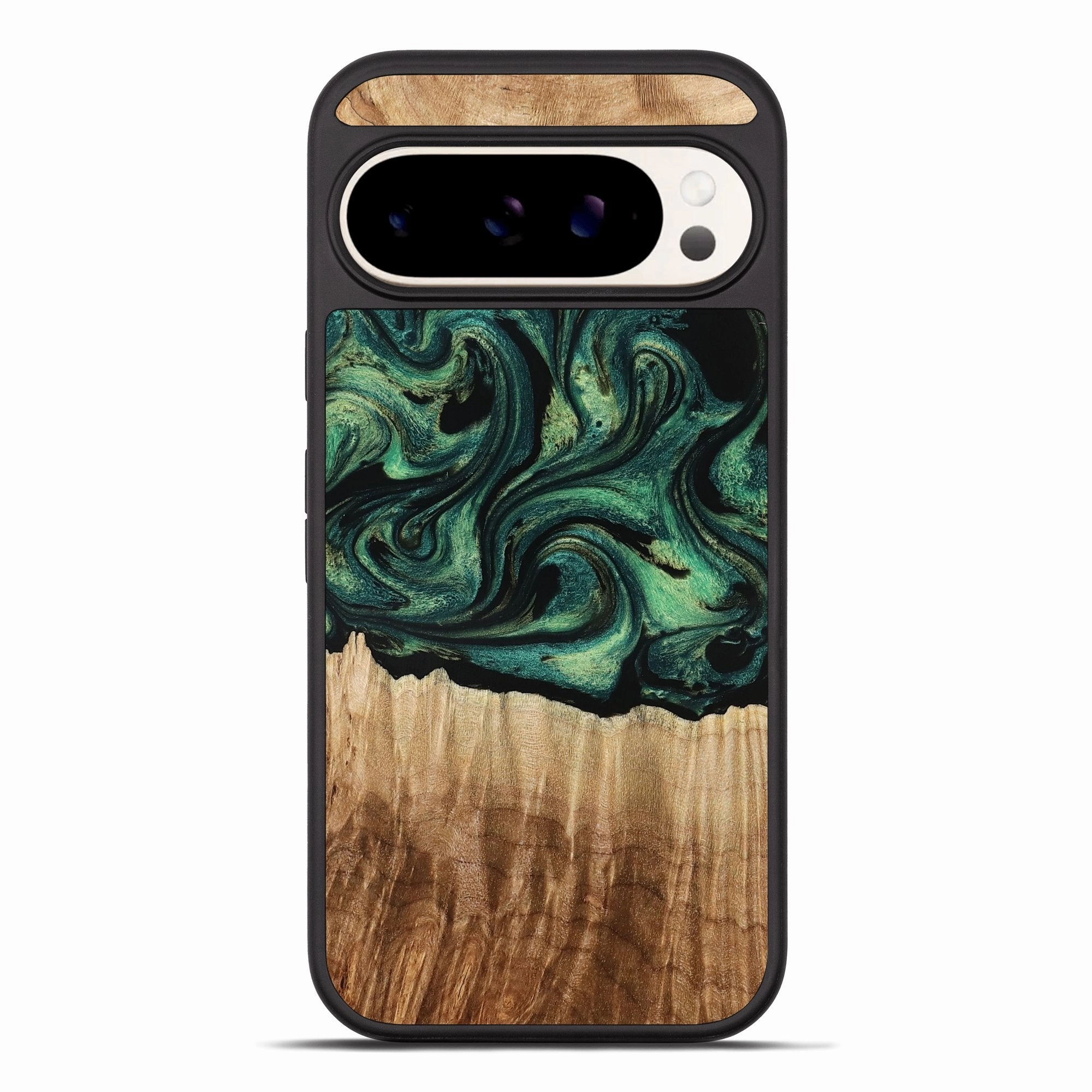 Protective Film Protective Layer Pixel 10 Pro Xl Wood Phone Case - Orval (Green, 777770)