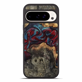 Pixel 10 Pro Xl Wood Phone Case - Palmer (Red, 781113) Tempered Screen Protector