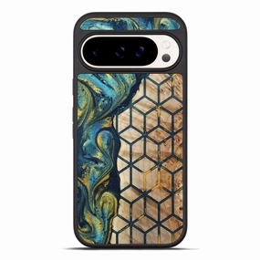 Shatterproof Glass Anti Reflection Screen Pixel 10 Pro Xl Wood Phone Case - Queen (Pattern, 780847)