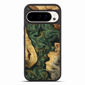 Crystal Clear Pixel 10 Pro Xl Wood Phone Case - Rayden (Green, 781790)