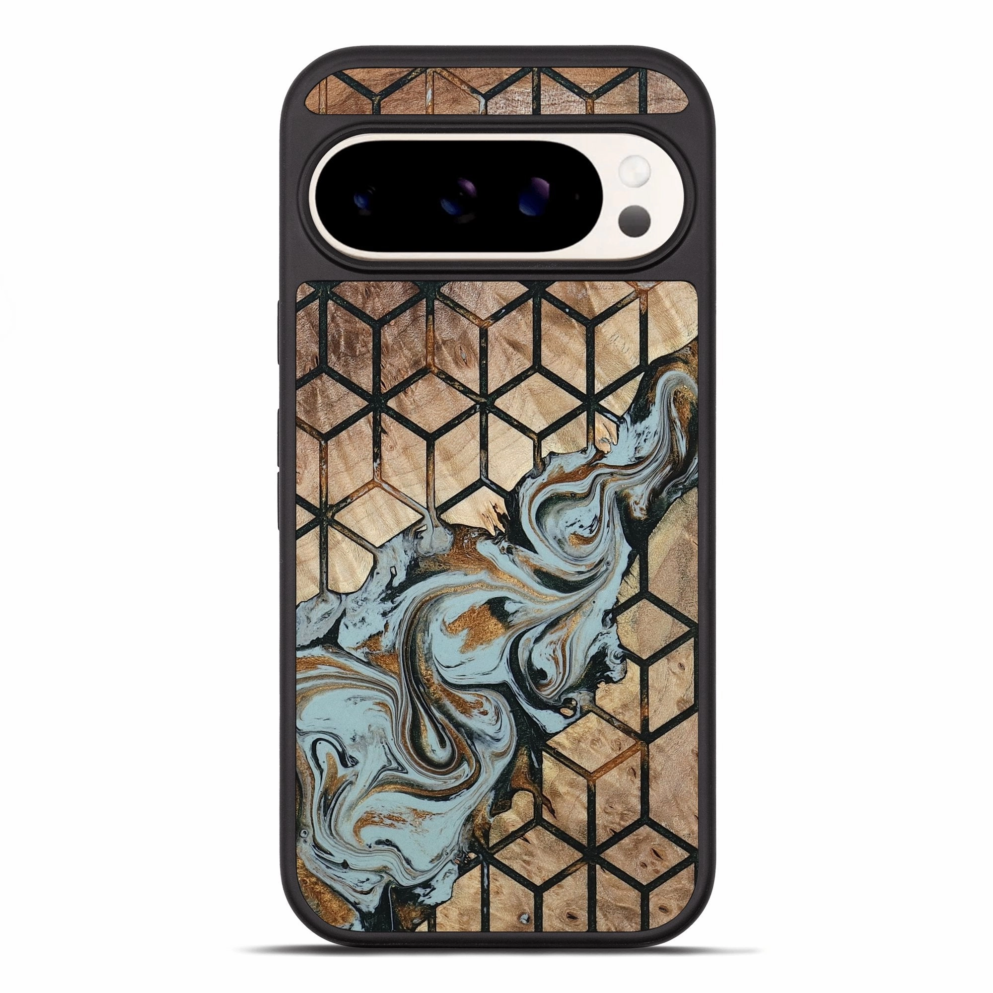Pixel 10 Pro Xl Wood Phone Case - Reyna (Pattern, 781748) Anti Fingerprint Screen Tempered Screen Protector