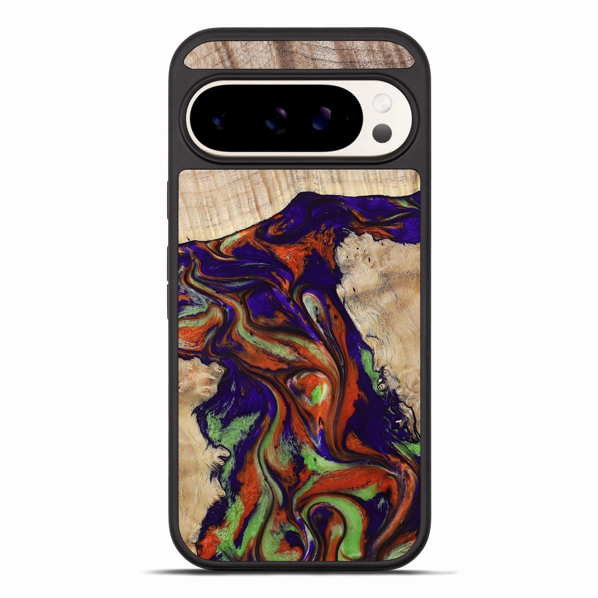 Pixel 10 Pro Xl Wood Phone Case - Ronny (Purple, 778192) Bubble Free