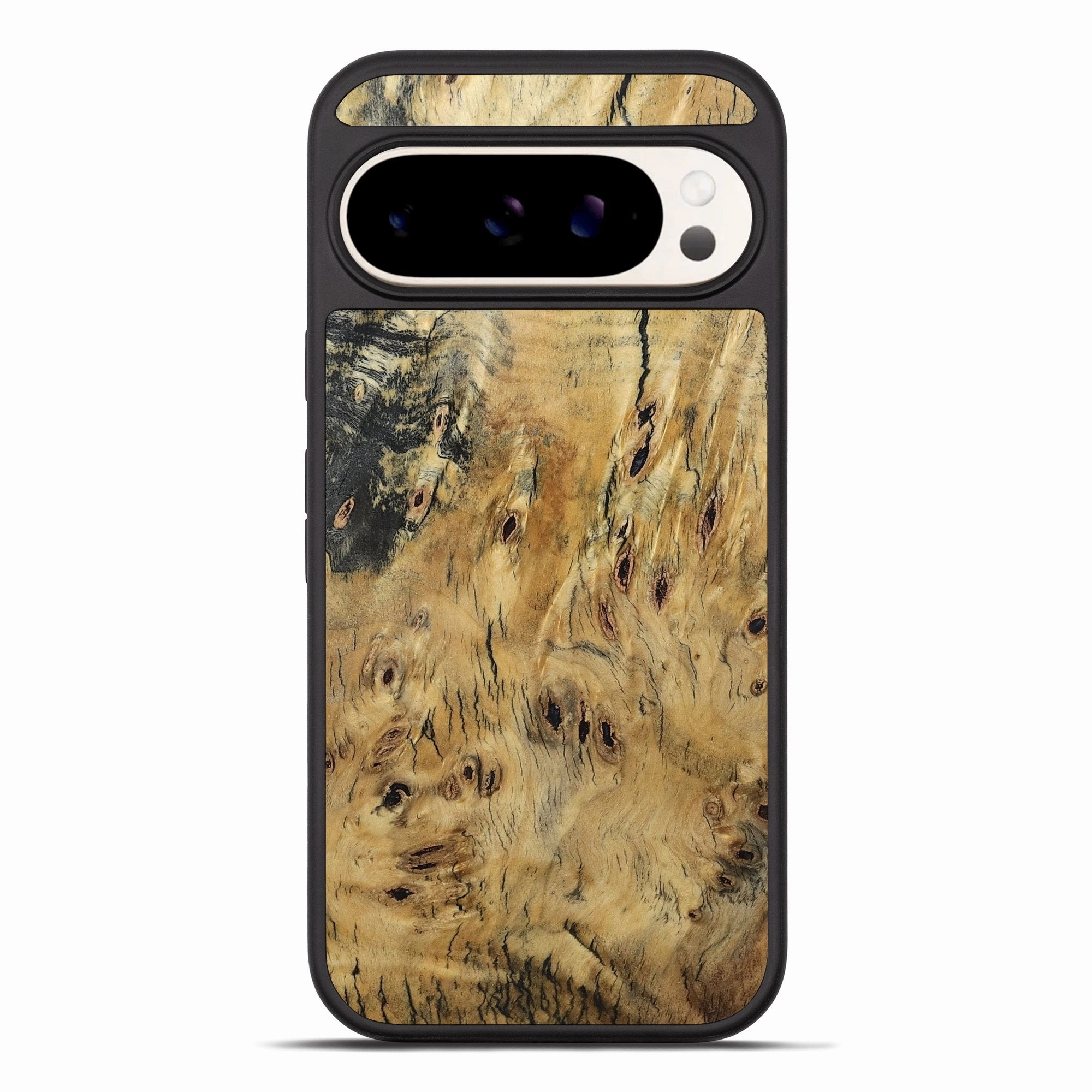 Impact Resistant Anti Blue Light Pixel 10 Pro Xl Wood Phone Case - Roseann (Wood Burl, 781549)