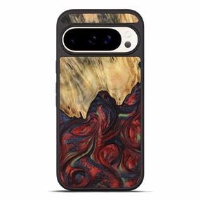 Anti Finger Grease Film Reinforced Corners Pixel 10 Pro Xl Wood Phone Case - Rubie (Red, 765236)