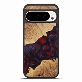 Bubble Free Bubble Free Screen Pixel 10 Pro Xl Wood Phone Case - Scot (Red, 776631)