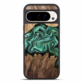 Protective Layer Edge to Edge Protection Pixel 10 Pro Xl Wood Phone Case - Selina (Green, 770083)