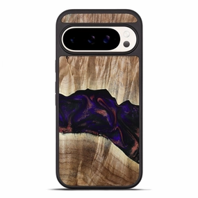 Pixel 10 Pro Xl Wood Phone Case - Siena (Purple, 781681) Anti Static Scratch Protection