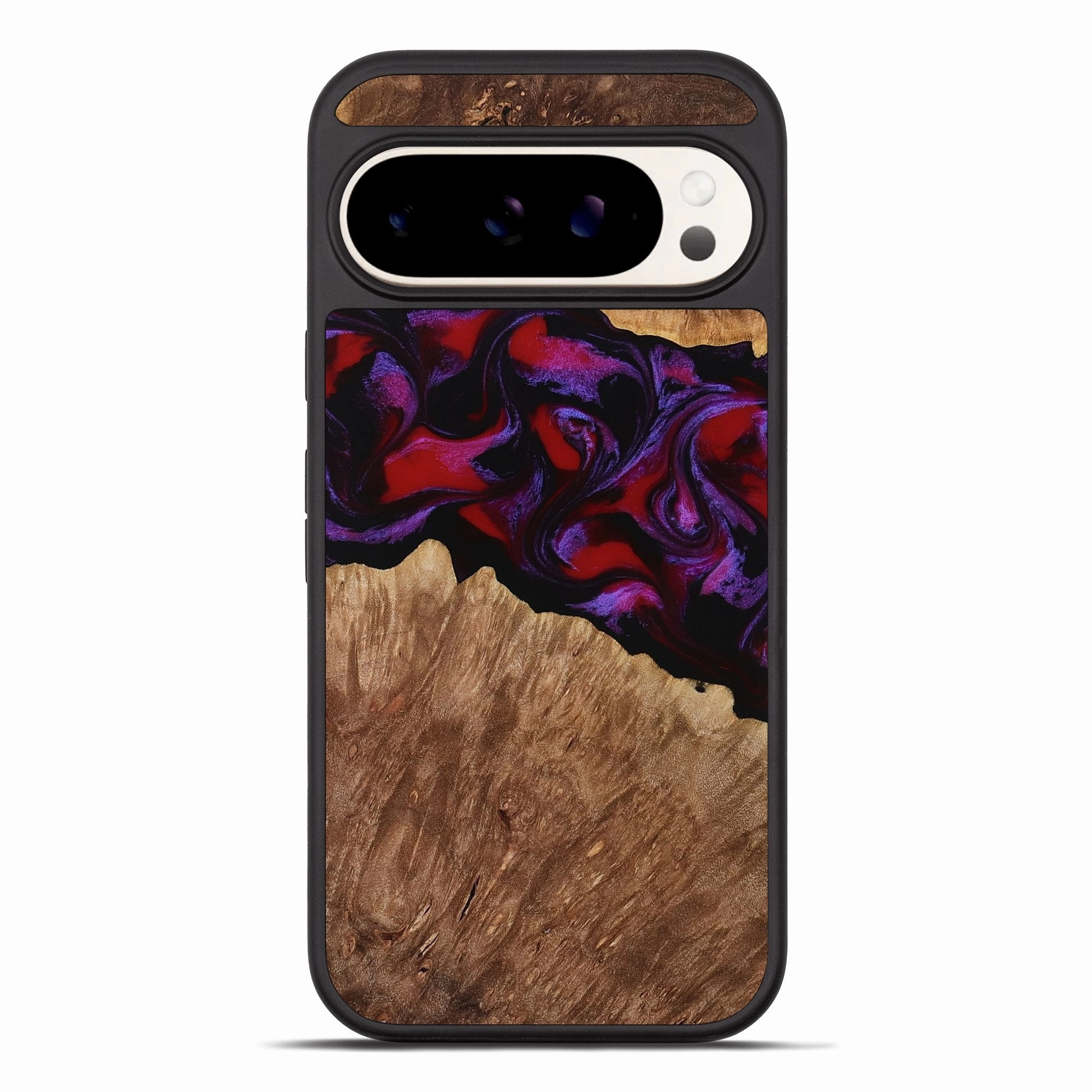 Pixel 10 Pro Xl Wood Phone Case - Stevie (Purple, 763989) Shatterproof Glass