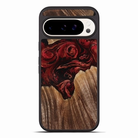 Anti Fingerprint Film Pixel 10 Pro Xl Wood Phone Case - Taja (Red, 770063)