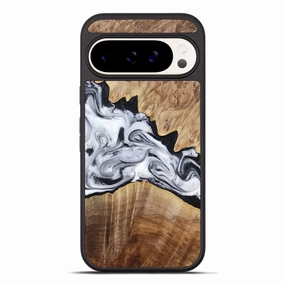 Pixel 10 Pro Xl Wood Phone Case - Thurman (Black & White, 778560) Drop Protection Anti Fingerprint Coating