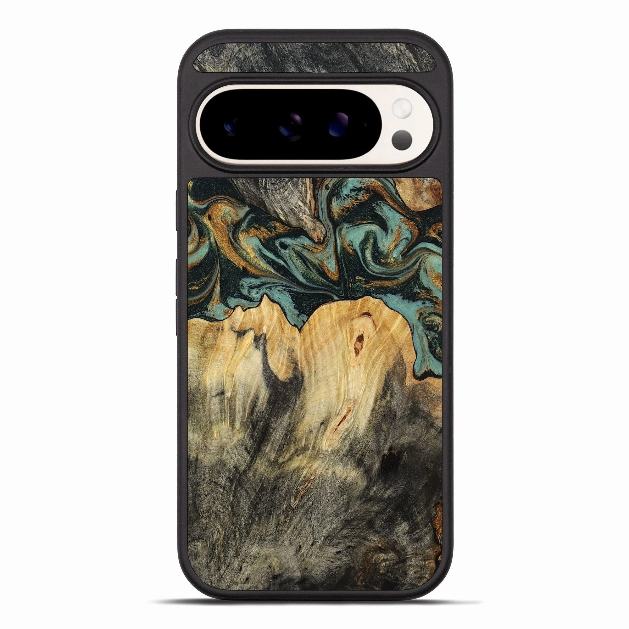 Pixel 10 Pro Xl Wood Phone Case - Tommy (Green, 781758) Bubble Free Screen Impact Resistant