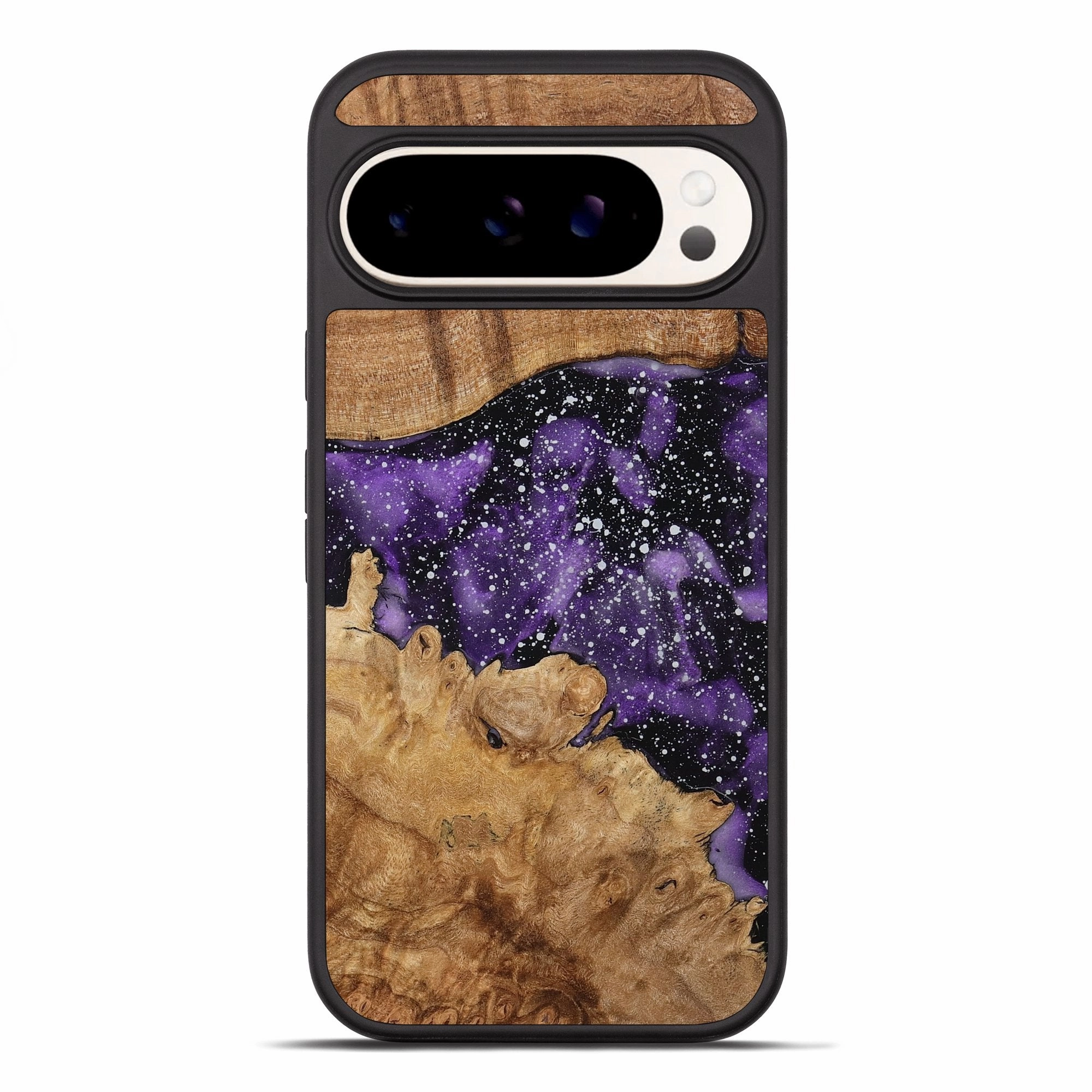 Pixel 10 Pro Xl Wood Phone Case - Truman (Cosmos, 774827) Soft Edge Fingerprint Shield