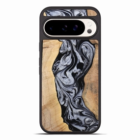 Scratch Proof Pixel 10 Pro Xl Wood Phone Case - Tucker (Black & White, 777572)