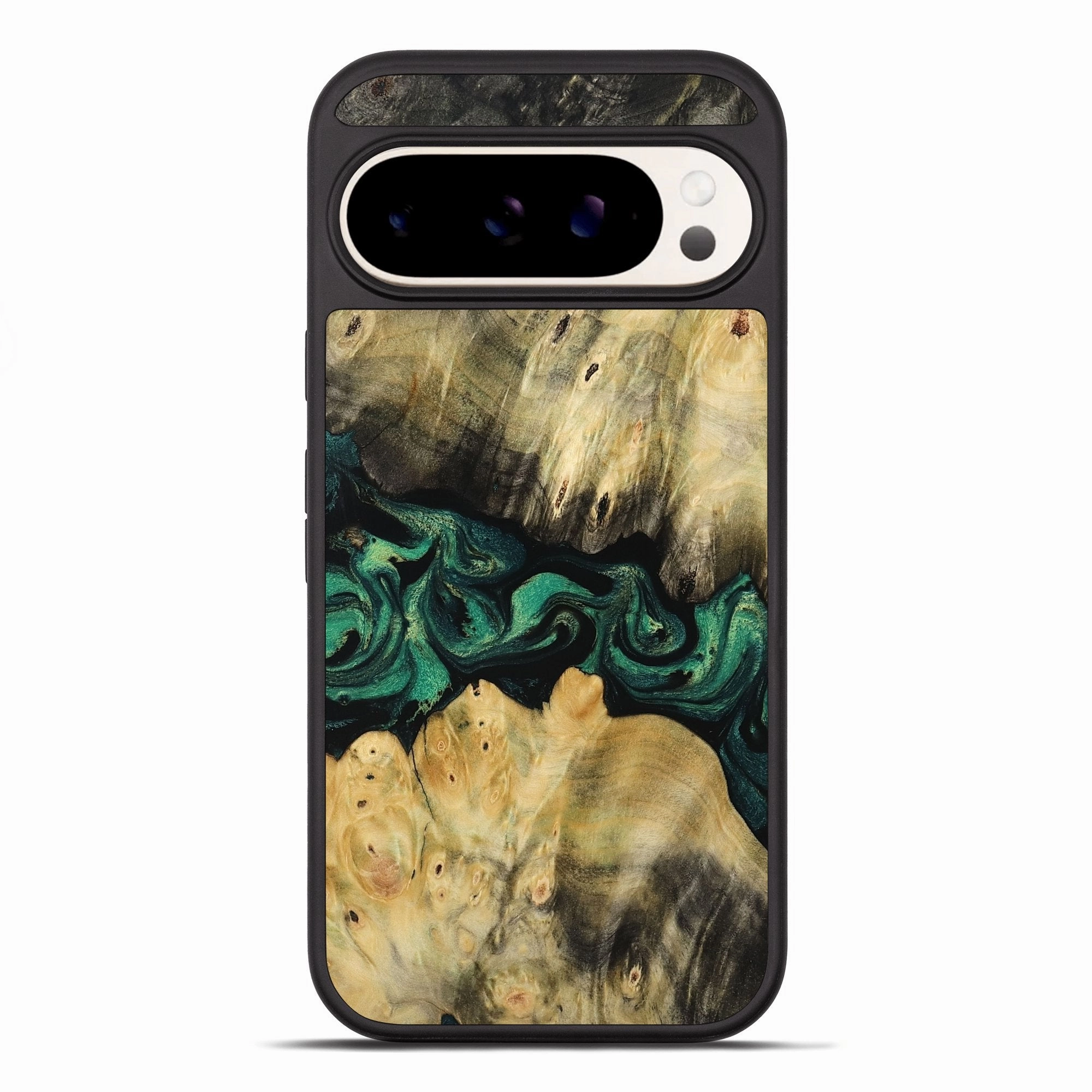 Edge to Edge Protection Scratch Resistant Pixel 10 Pro Xl Wood Phone Case - Valerie (Green, 769399)