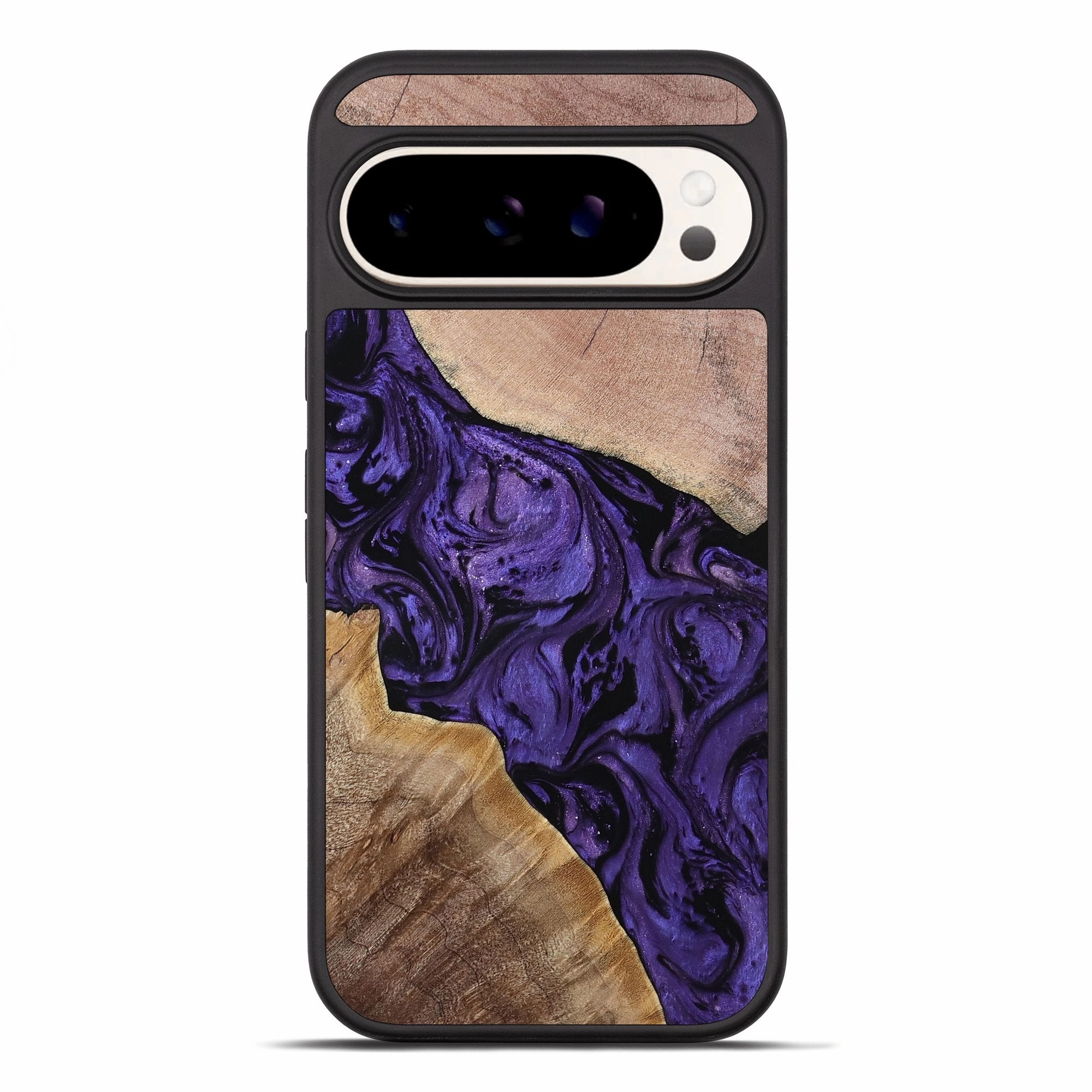Pixel 10 Pro Xl Wood Phone Case - Vernon (Purple, 768652) Anti Spy Screen Defense