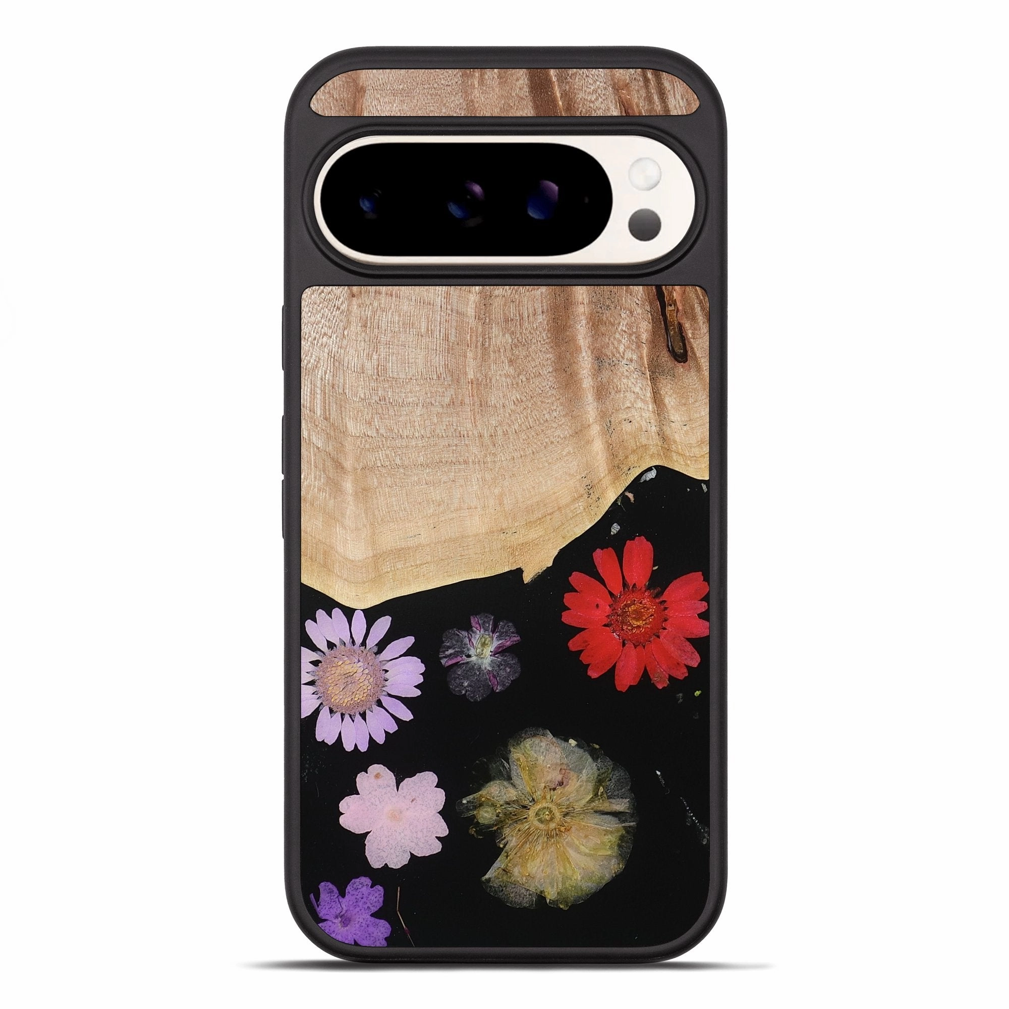 Fingerprint Repellent Pixel 10 Pro Xl Wood Phone Case - Yareli (Bloom, 778897)