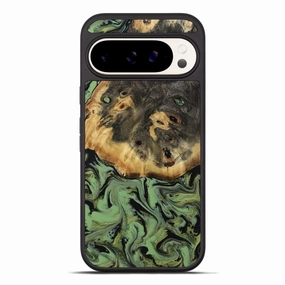 Pixel 10 Pro Xl Wood Phone Case - Zada (Green, 781737) Drop Resistant Anti Glare