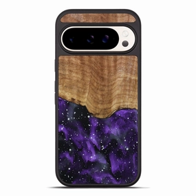 Pixel 10 Pro Xl Wood Phone Case - Zella (Cosmos, 781090) Drop Resistant Protective Screen
