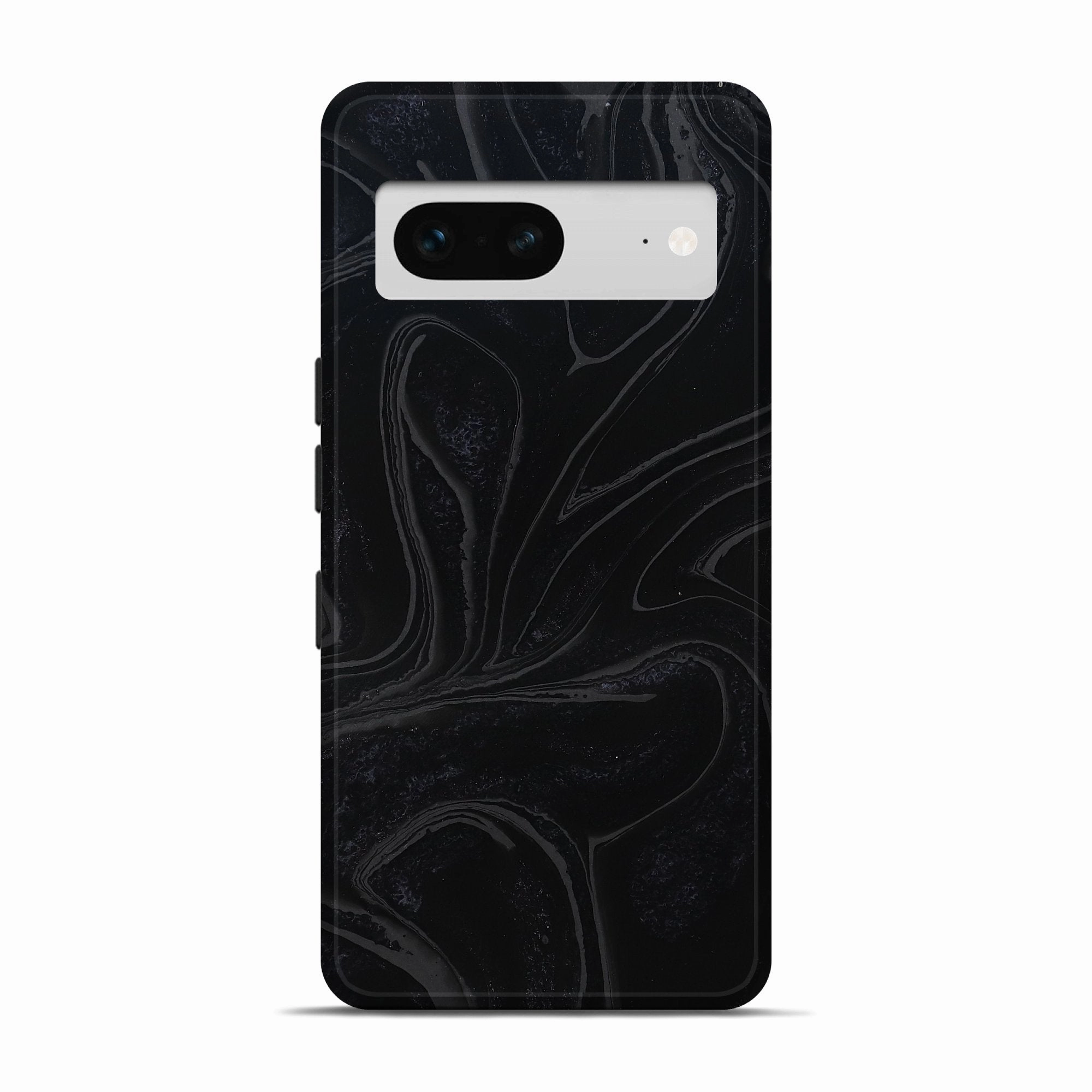 Pixel 7 Resinart Live Edge Phone Case - Britny (Black & White, 781994) Anti Scratch Shield