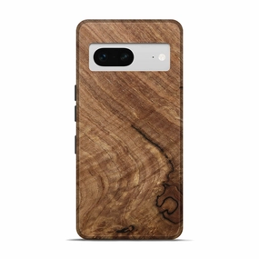 Pixel 7 Wood Live Edge Phone Case - Bodie (Wood Burl, 778745) Scratch Proof Glass