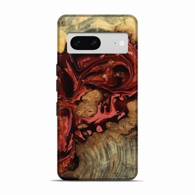HD Clarity Rounded Edges Pixel 7 Wood Live Edge Phone Case - Dianna (Red, 777336)