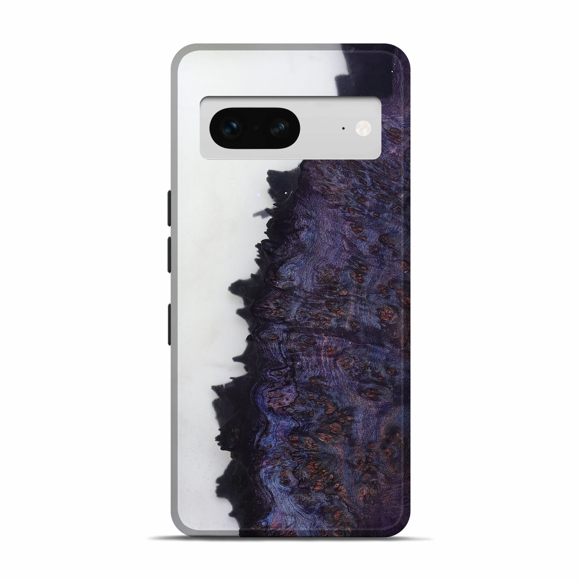 Anti Finger Oil Coating Anti Finger Smudge Film Pixel 7 Wood Live Edge Phone Case - Isabel (Clear, 779890)
