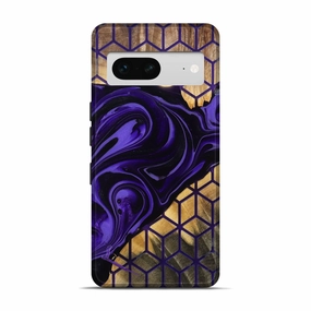 Soft Edge Privacy Screen Pixel 7 Wood Live Edge Phone Case - Isabela (Pattern, 778084)