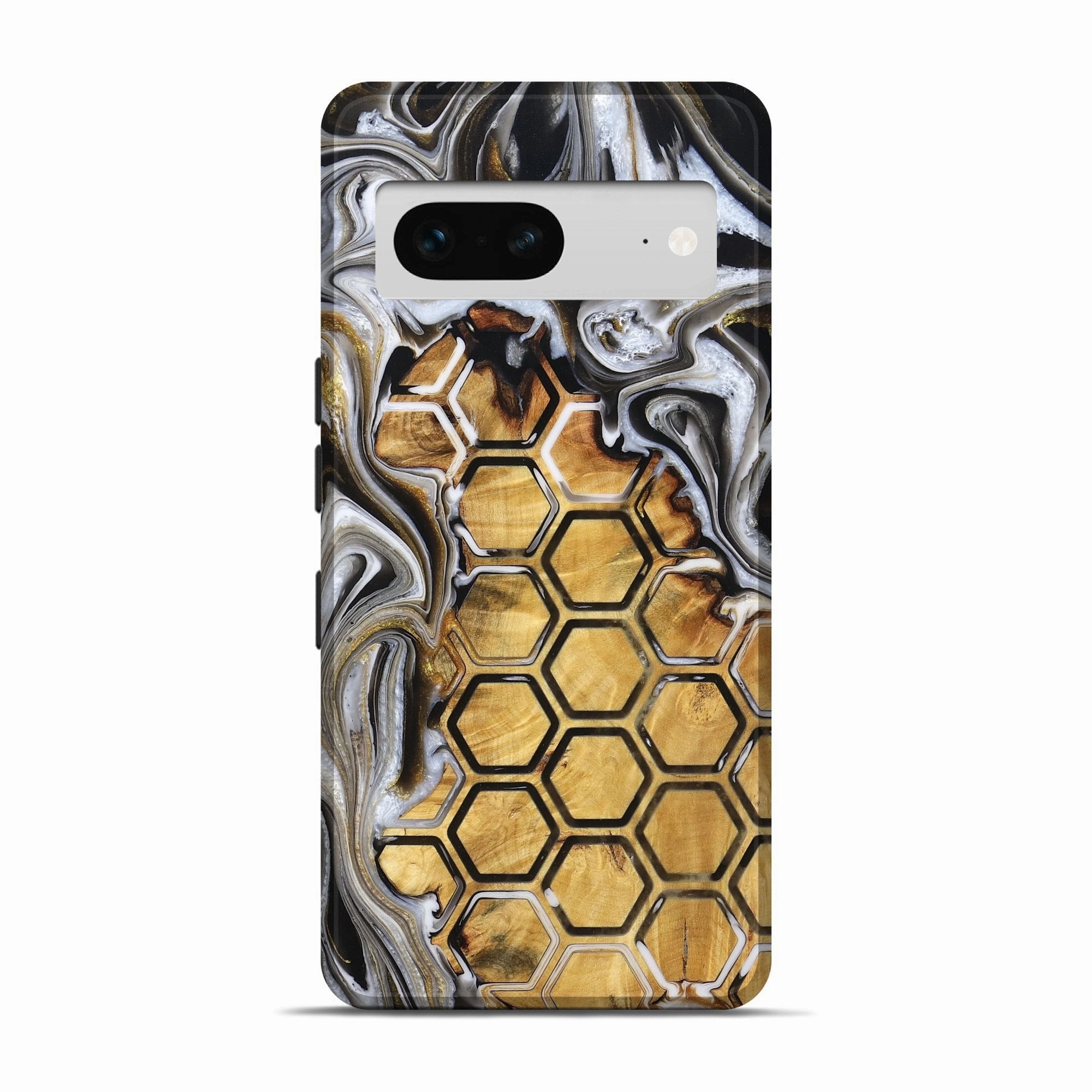 Anti Glare Dustproof Cover Pixel 7 Wood Live Edge Phone Case - Rianna (Pattern, 781480)