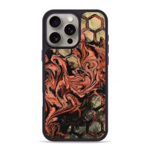 Anti Fingerprint Shield Iphone 16 Pro Max Wood Phone Case - Kamora (Pattern, 781715)
